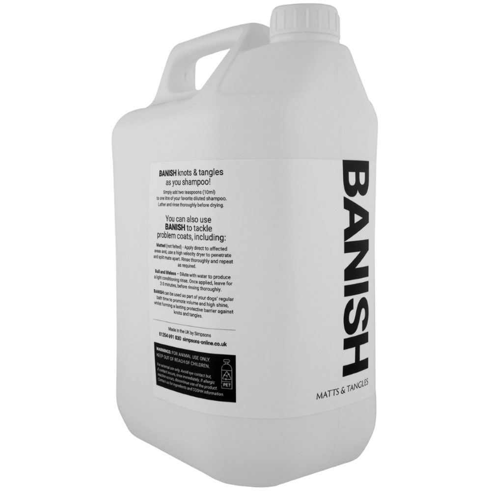 Dematting and Deshedding Banish Conditioner Gallon