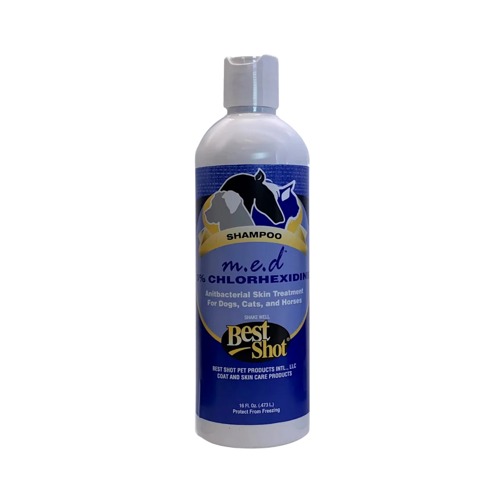 M.E.D. Chlorhexidine Shampoo 16oz by Best Shot