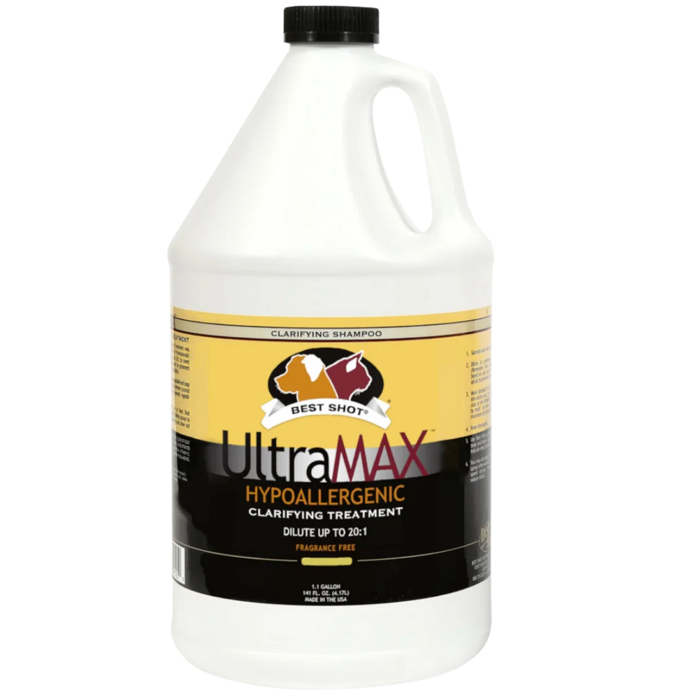 Ultramax Hypoallergenic Clarifying Shampoo 1.1Gallon by Best Shot