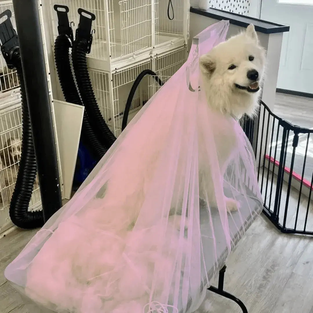 Extra Large Bubble Pink Flying Fur Catcher by Big Hair Net