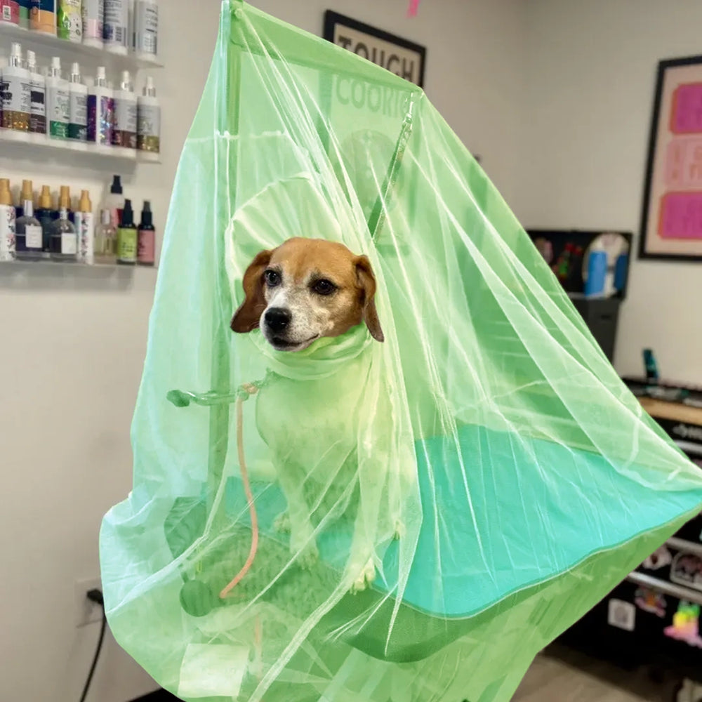 Hair Net Flying Fur Catcher Green by Big Hair Net