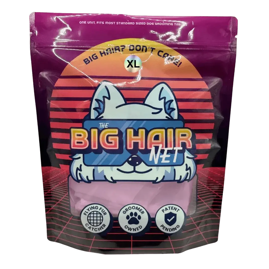Extra Large Bubble Pink Flying Fur Catcher by Big Hair Net