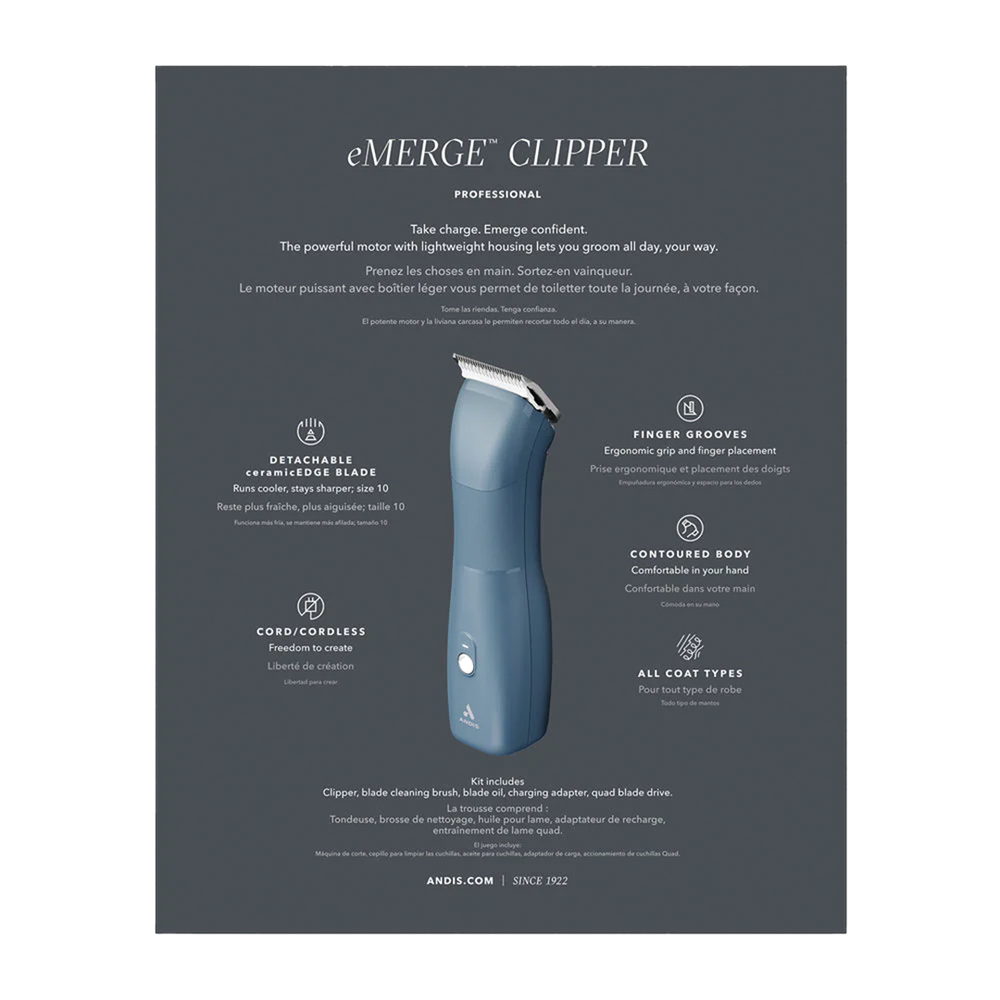 Emerge Clipper Blue by Andis