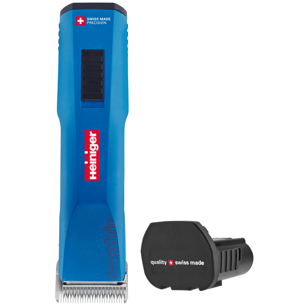Blue Saphir Cordless Clipper One Battery by Heiniger