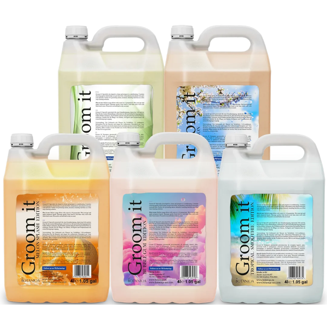Groom It Set of 5 Gallons by Botaniqa