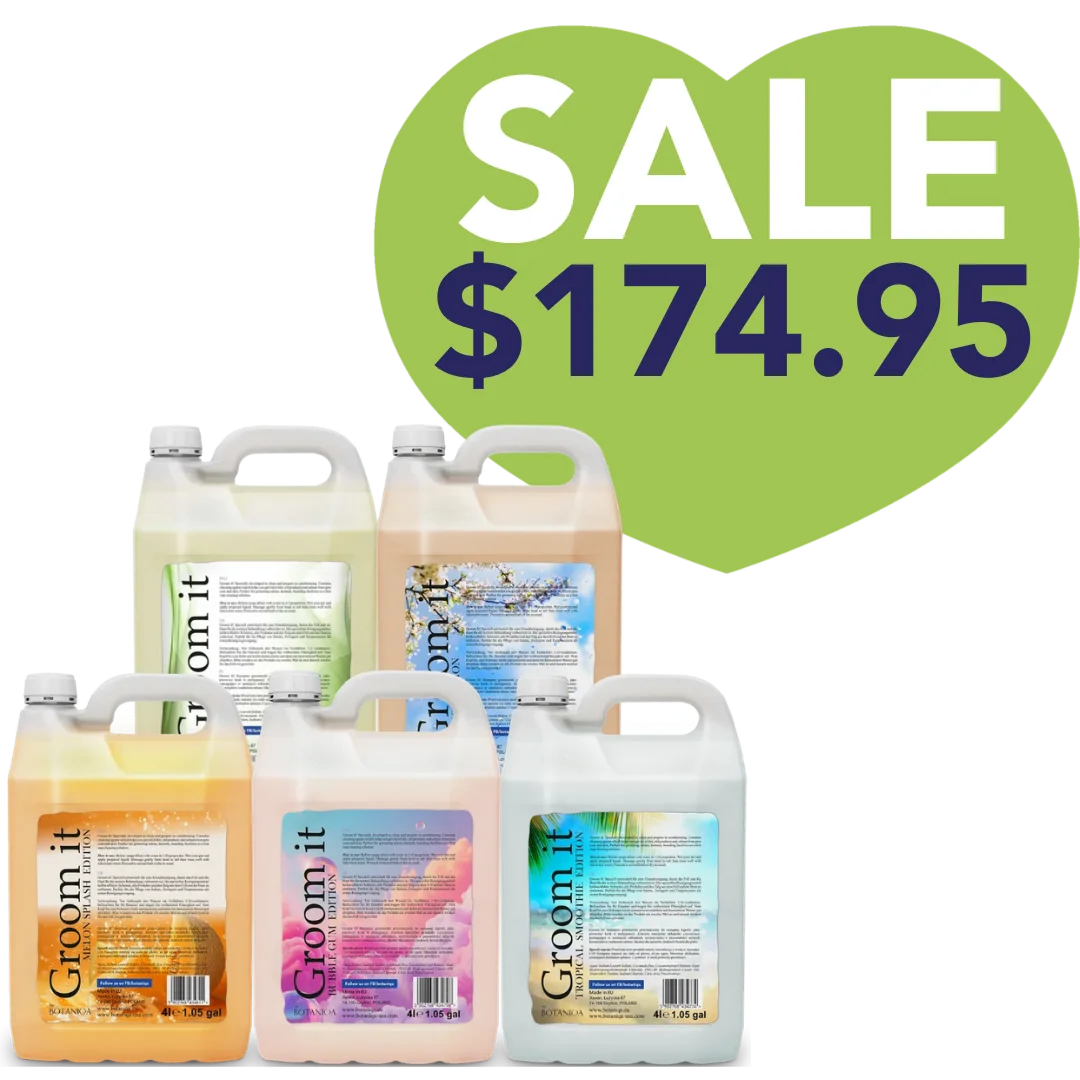 Groom It Set of 5 Gallons by Botaniqa