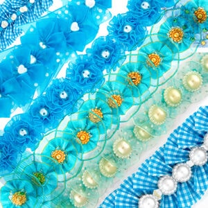 30 Blue Bows Surprise Design and Size by Cecilia Bows