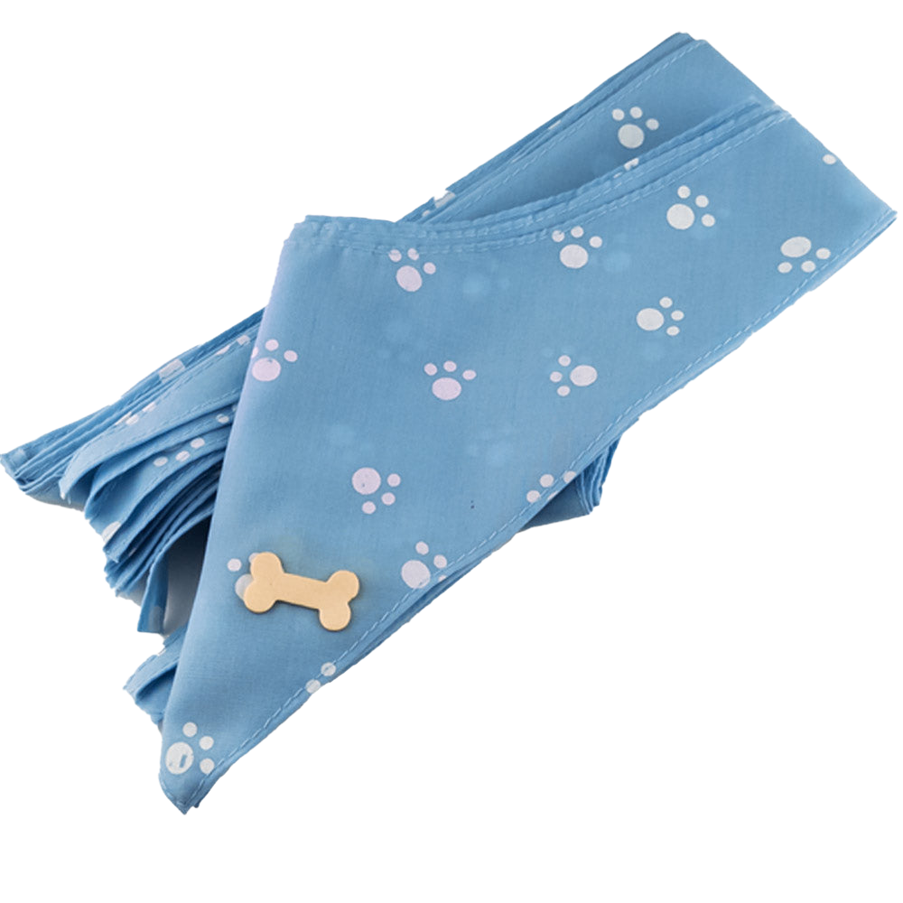 Design #58 Blue Dog Bandana by Cecilia Bows