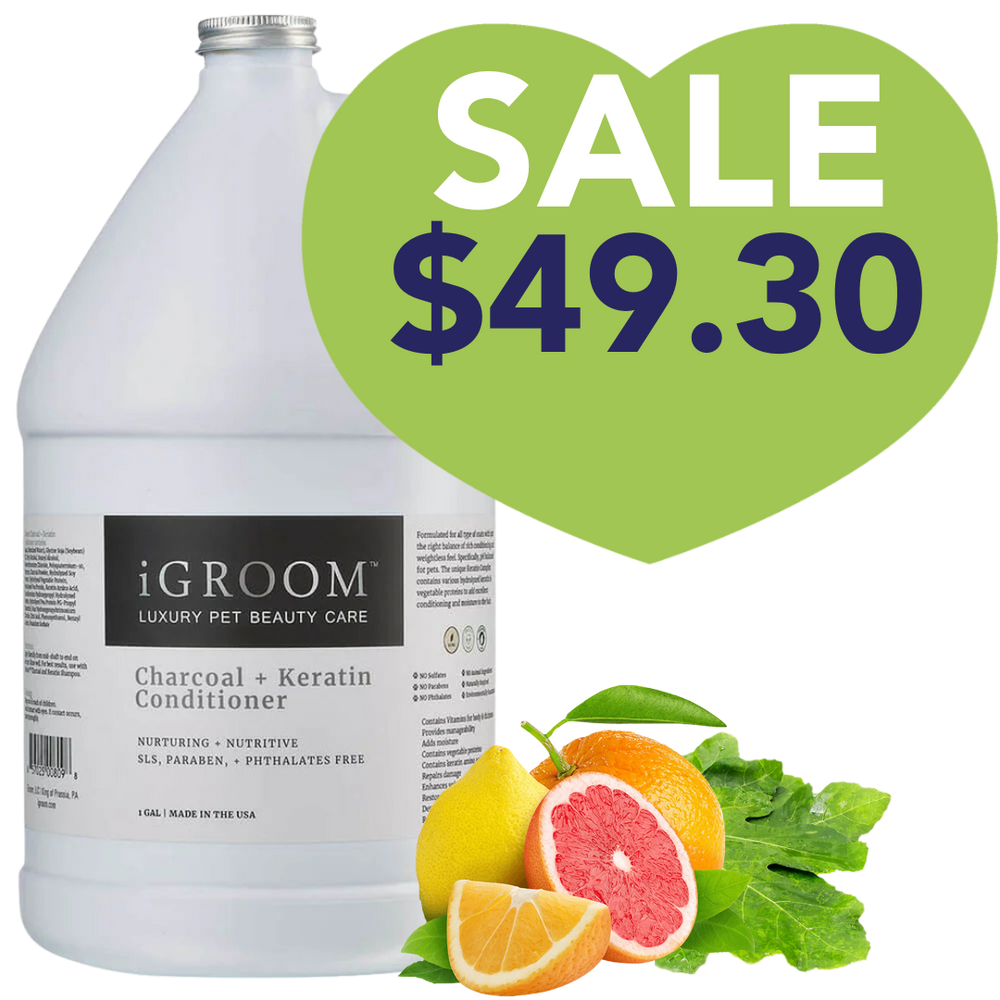 Charcoal and Keratin Conditioner Gallon by iGroom