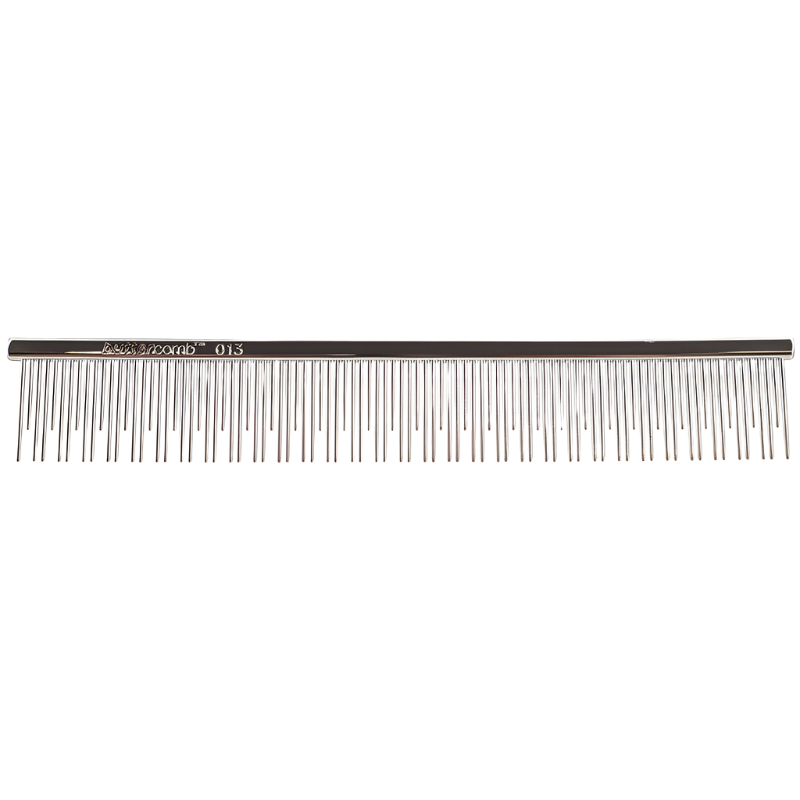 flat spine groomers comb Chris Christensen #013 Cat/Carding Buttercomb