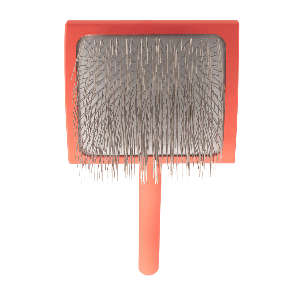 Big G Large  Coral Slicker Brush by Chris Christensen