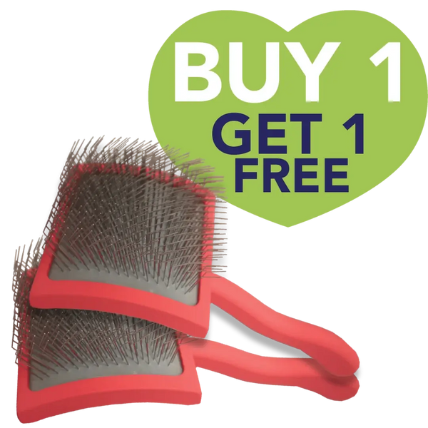 Buy 1 Get 1 Free Big G Large Coral Slicker Brush by Chris Christensen