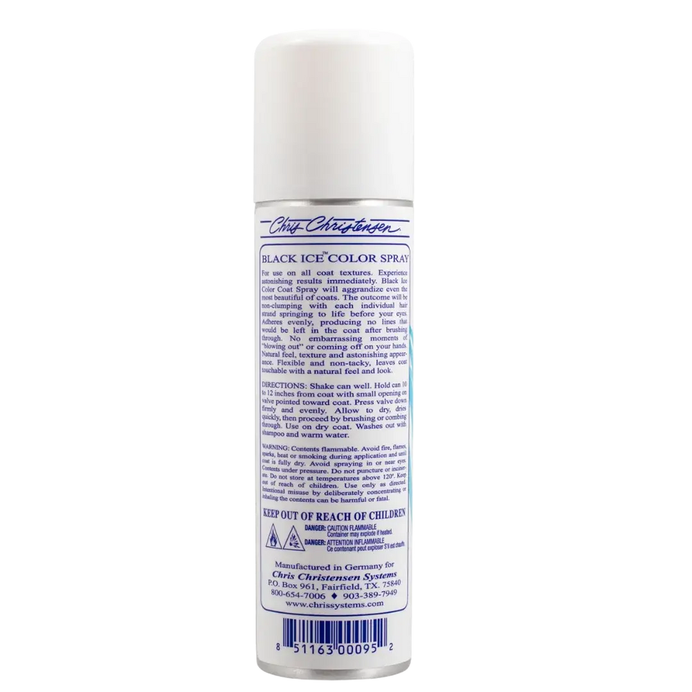 Black Ice Spray 3oz by Chris Christensen