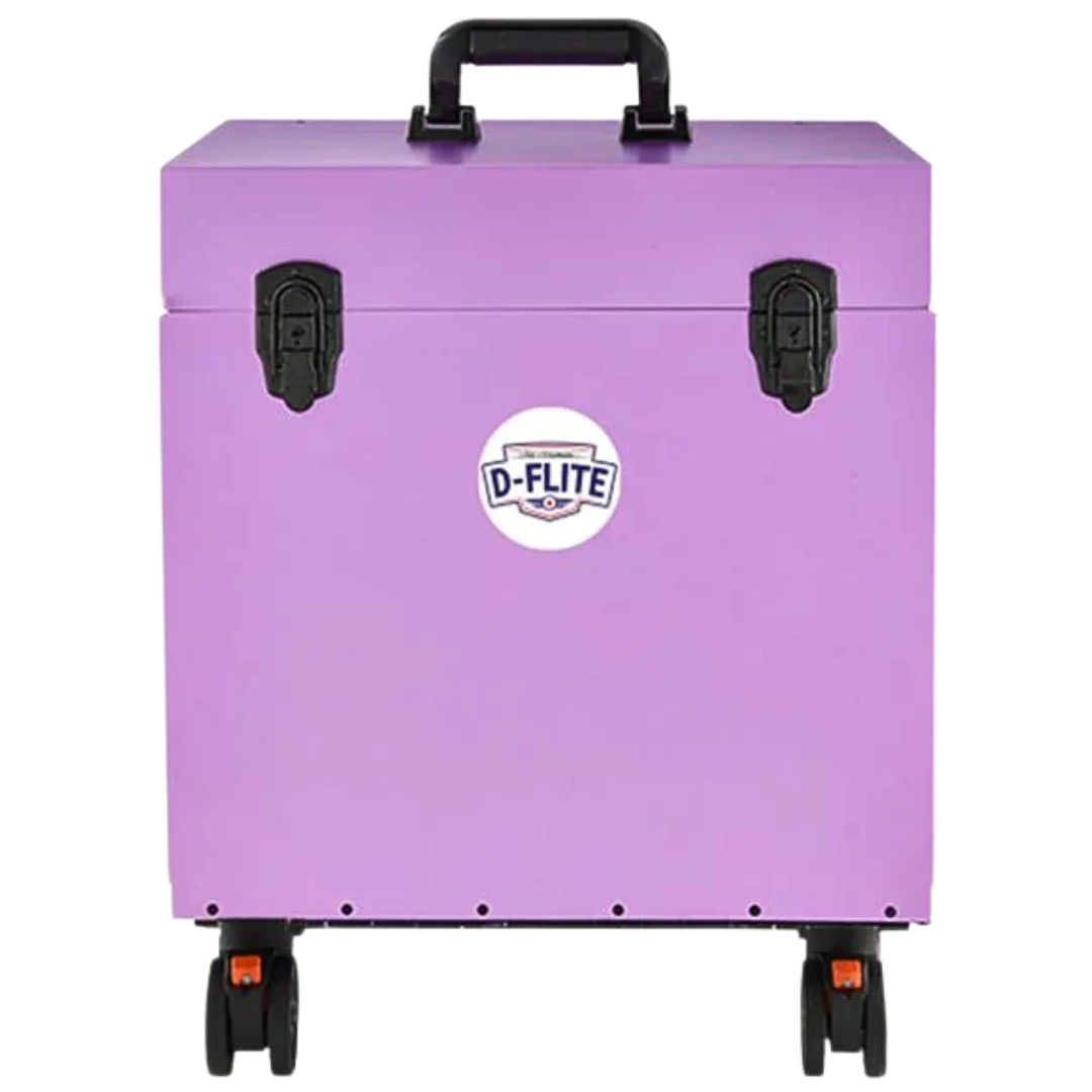 D-Flite Tack Box with wheels Purple by Chris Christensen