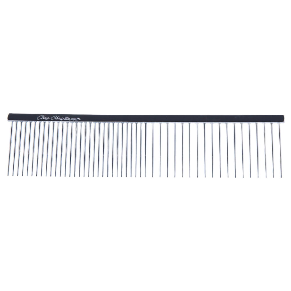 7.5" Fine/Coarse Long Tooth Greyhound Buttercomb by Chris Christensen