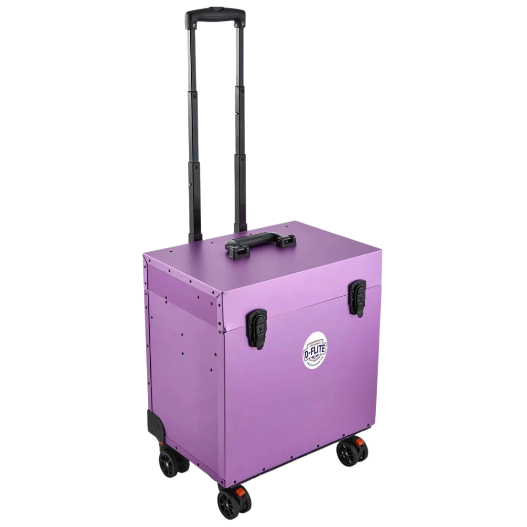 D-Flite Tack Box with wheels Purple by Chris Christensen