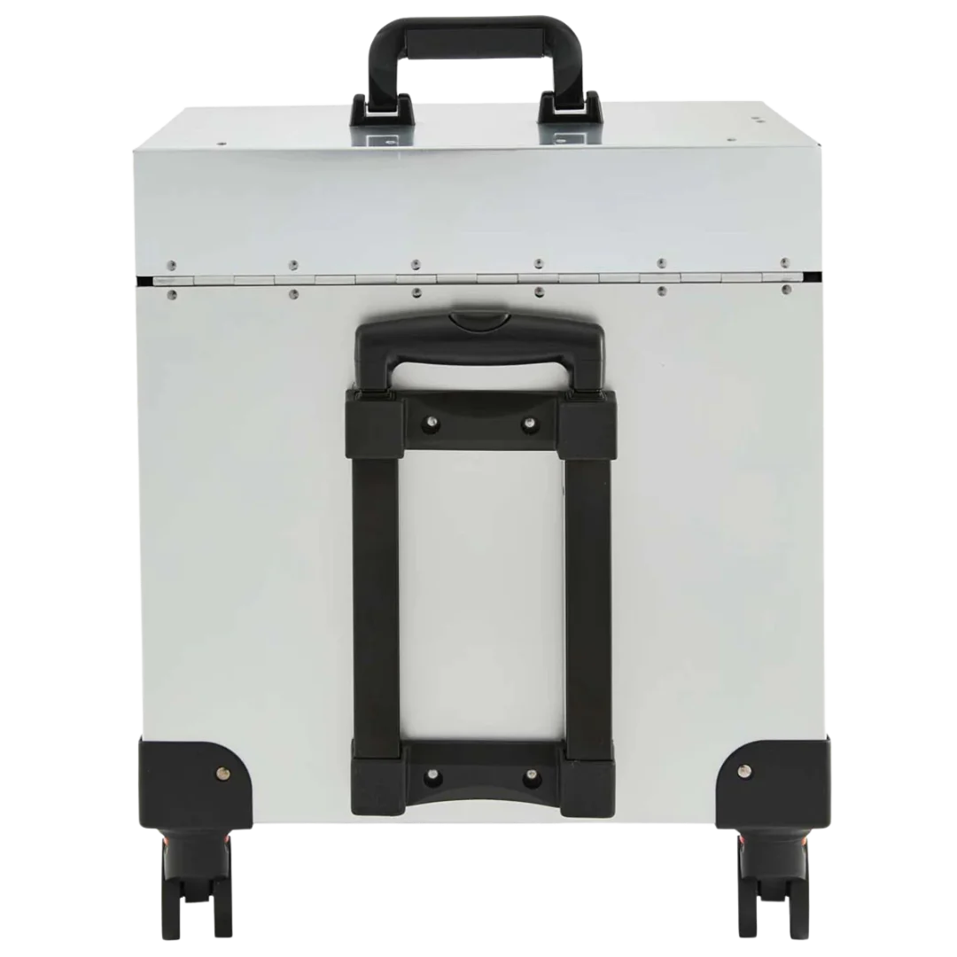 elkton outdoors rolling tackle box with wheels D-Flite by Chris Christensen Tack Box, Silver