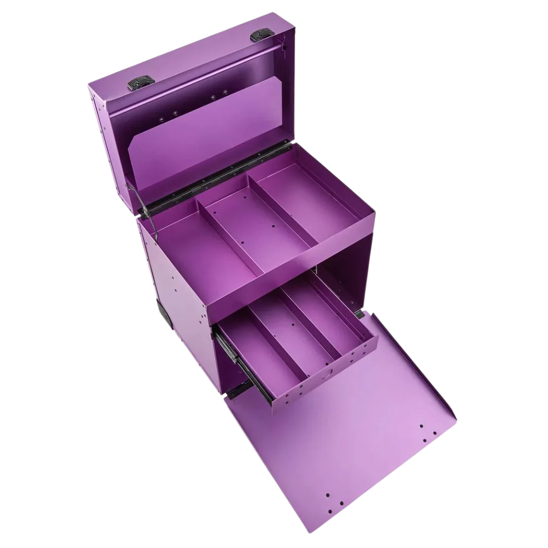 D-Flite Tack Box with wheels Purple by Chris Christensen