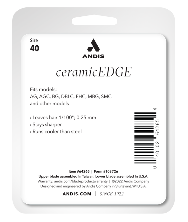 #40 CeramicEdge Detachable Blade by Andis