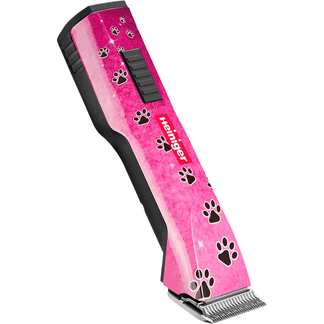 Pink Paws Saphir Cordless Clipper by Heiniger