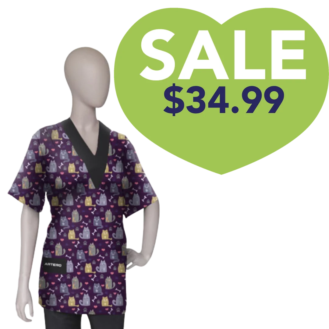 Cordoba Purple Grooming Smock by Artero