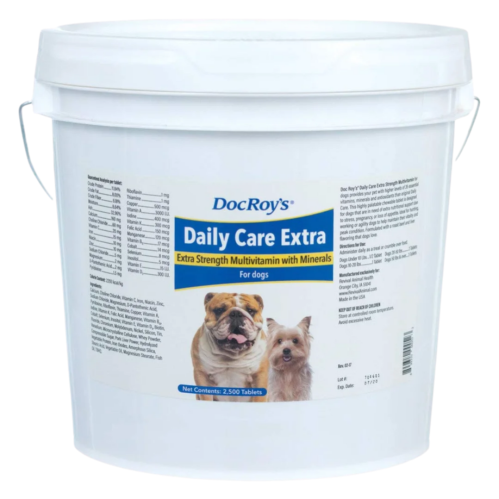 Daily Care Extra Canine 2500ct by Doc Roy's