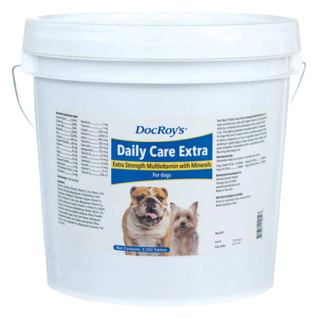 Daily Care Extra Canine 2500ct by Doc Roy's