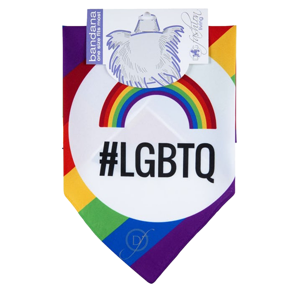 LGBTQ Dog Bandana by Dog Fashion Living