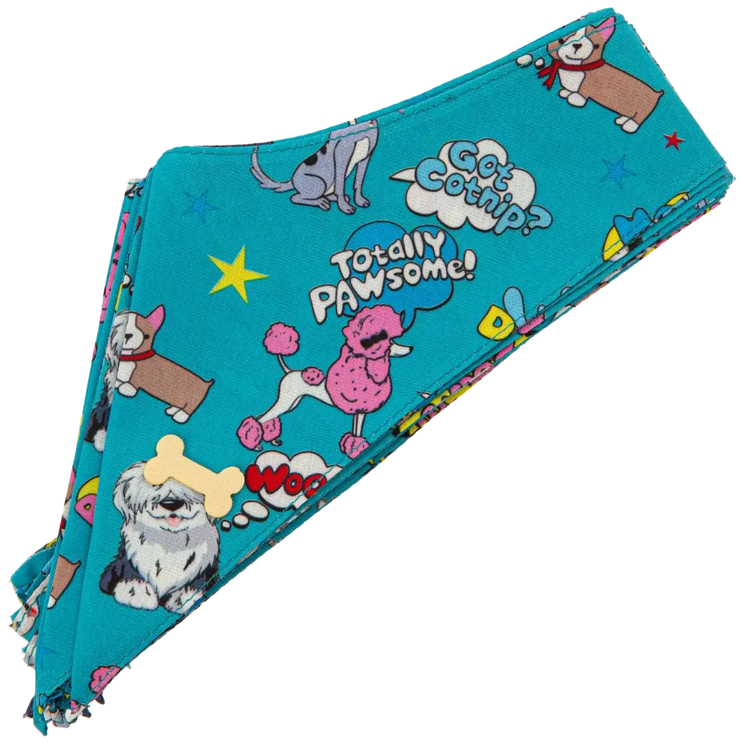 Dog Bandana Design #77 by Cecilia (Set of 10)