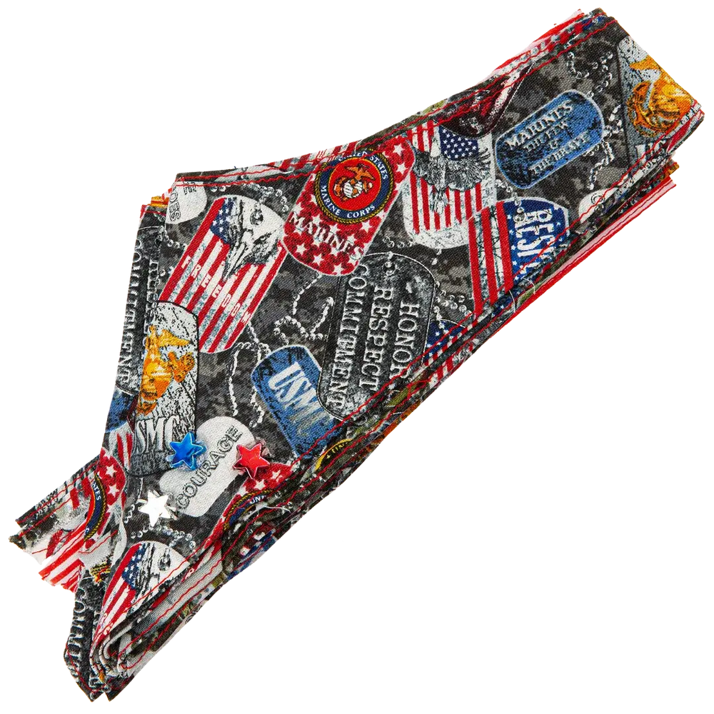Dog Bandana Design #83 by Cecilia (Set of 10)