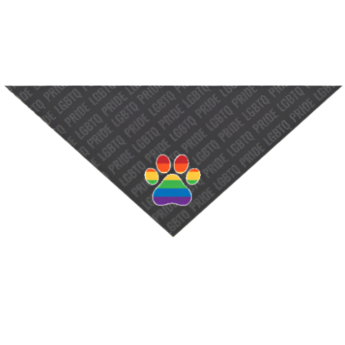 Dog Fashion Living Dog Bandana Gay Flag Paw
