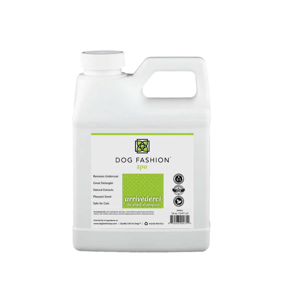 Arrivederci De-Shedding Shampoo 16oz by Dog Fashion Spa