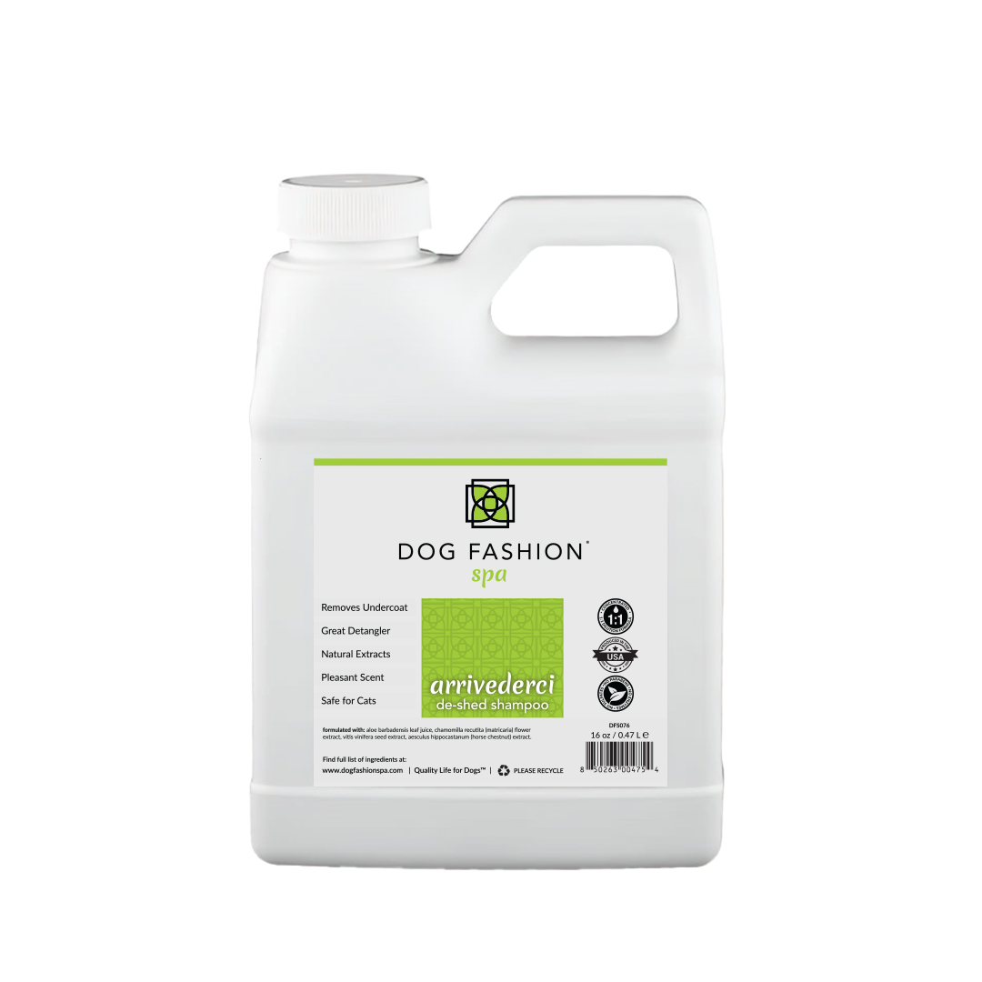 Arrivederci De-Shedding Shampoo 16oz by Dog Fashion Spa