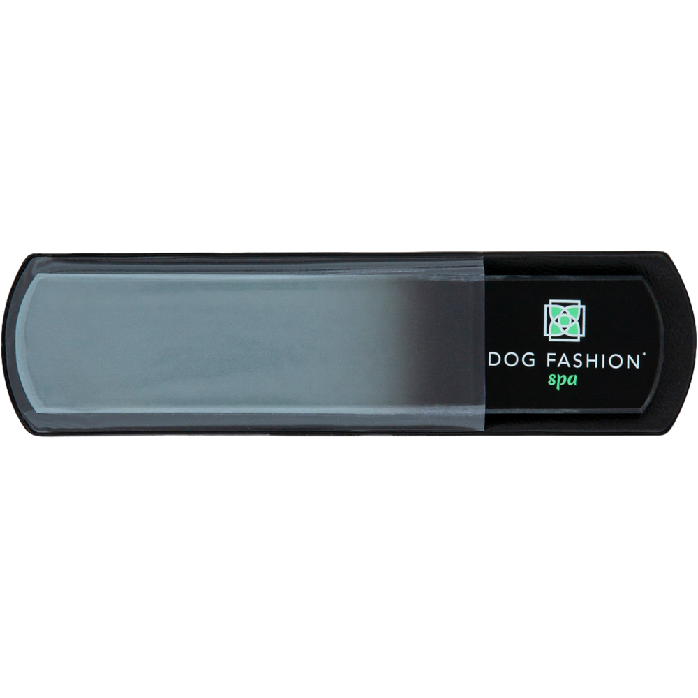 Glass Nail File Black by Dog Fashion Spa