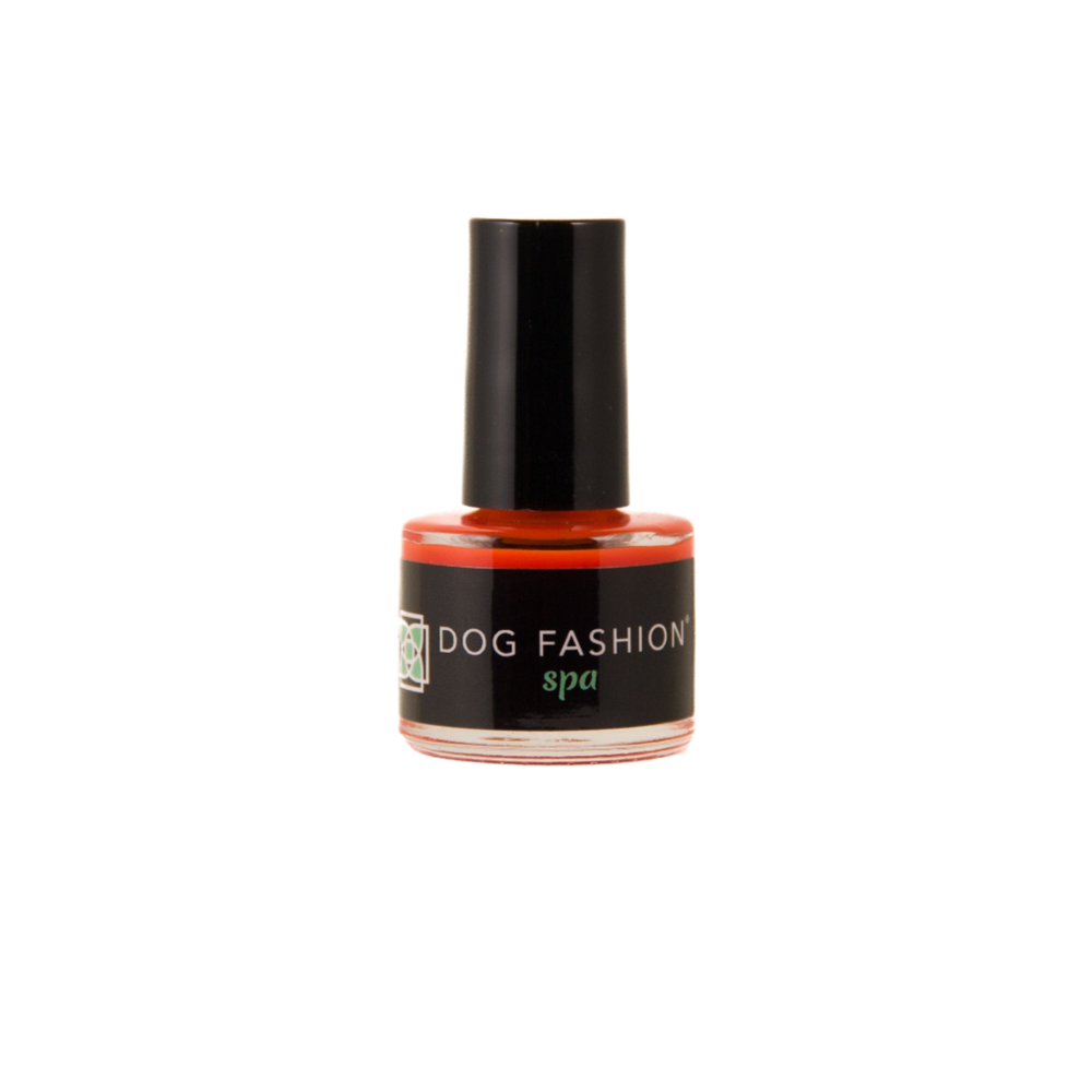 Orange Nail Polish Disco Paw by Dog Fashion Spa