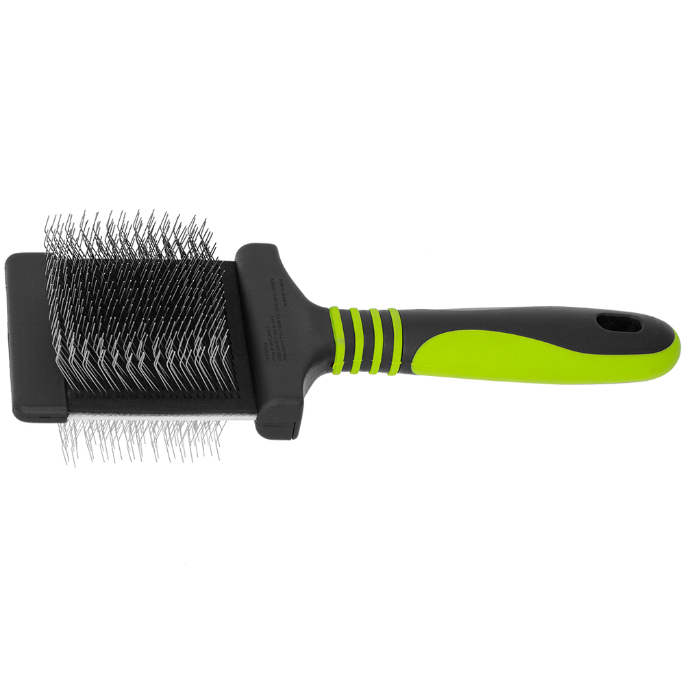 Finishing Soft Green Slicker Brush by Dog Fashion Spa