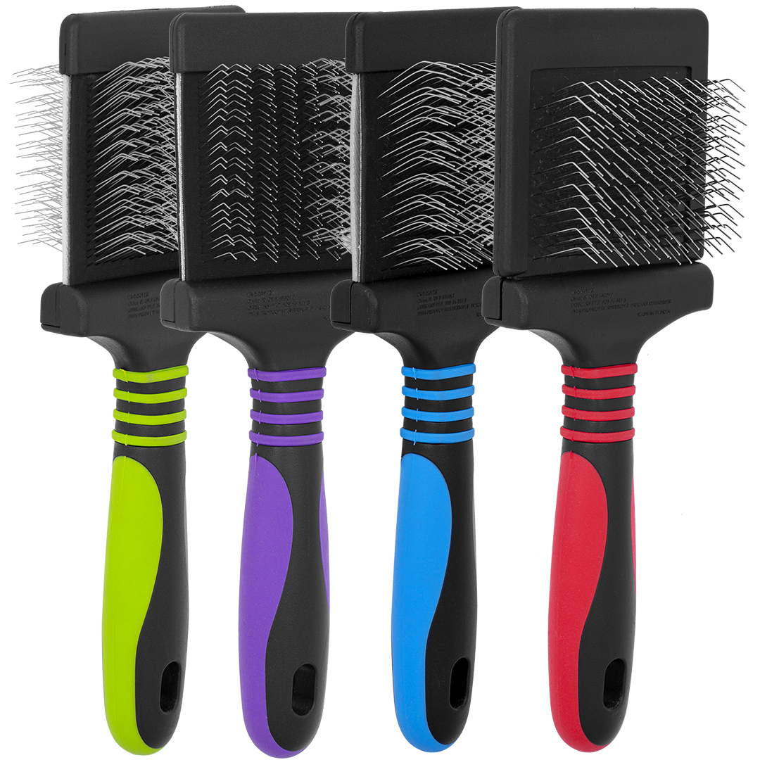 Set of 4 Slicker Brushes by Dog Fashion Spa
