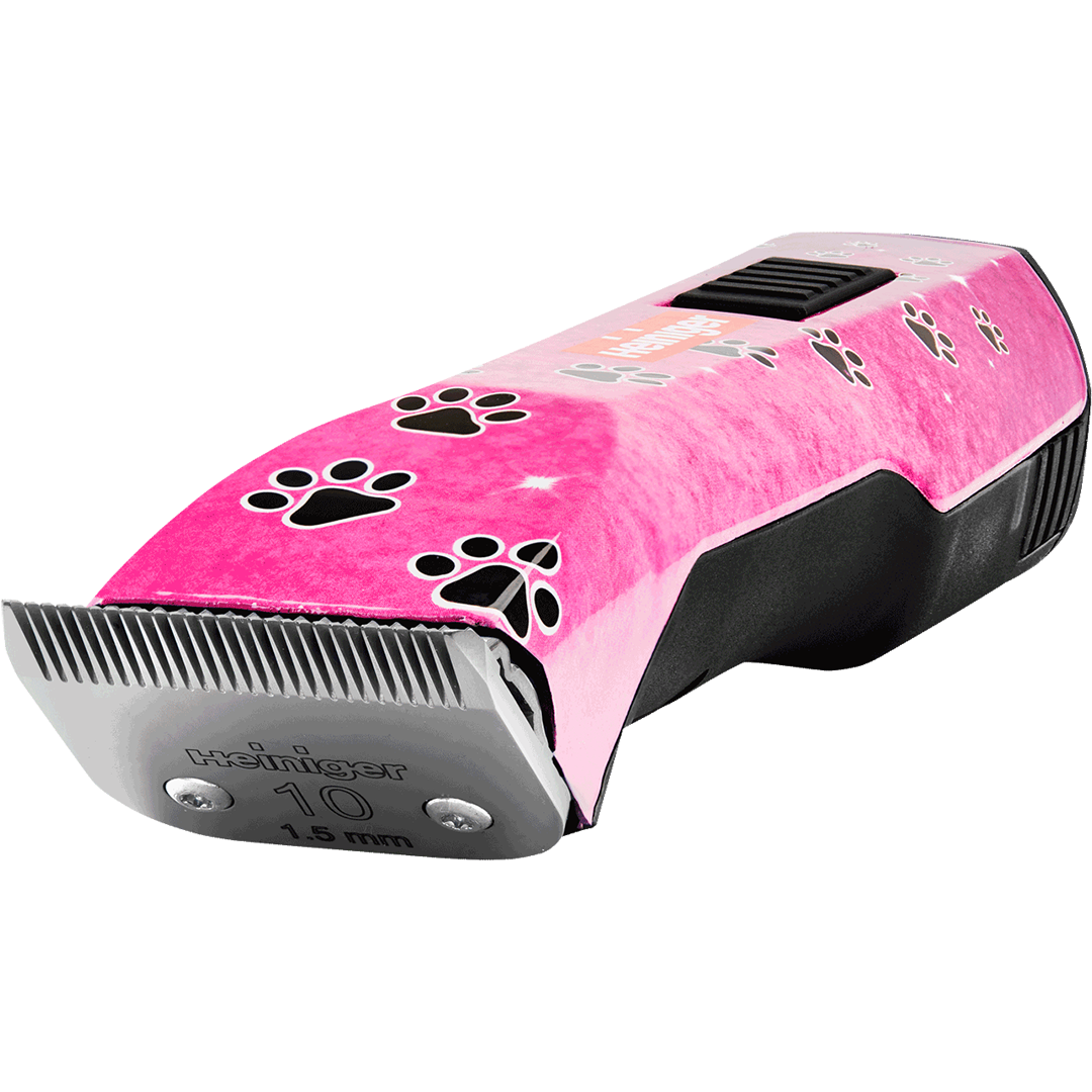 Pink Paws Saphir Cordless Clipper by Heiniger