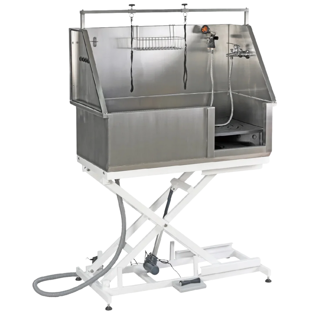 Electric Lift Stainless Bathing Tub by PetStore.Direct