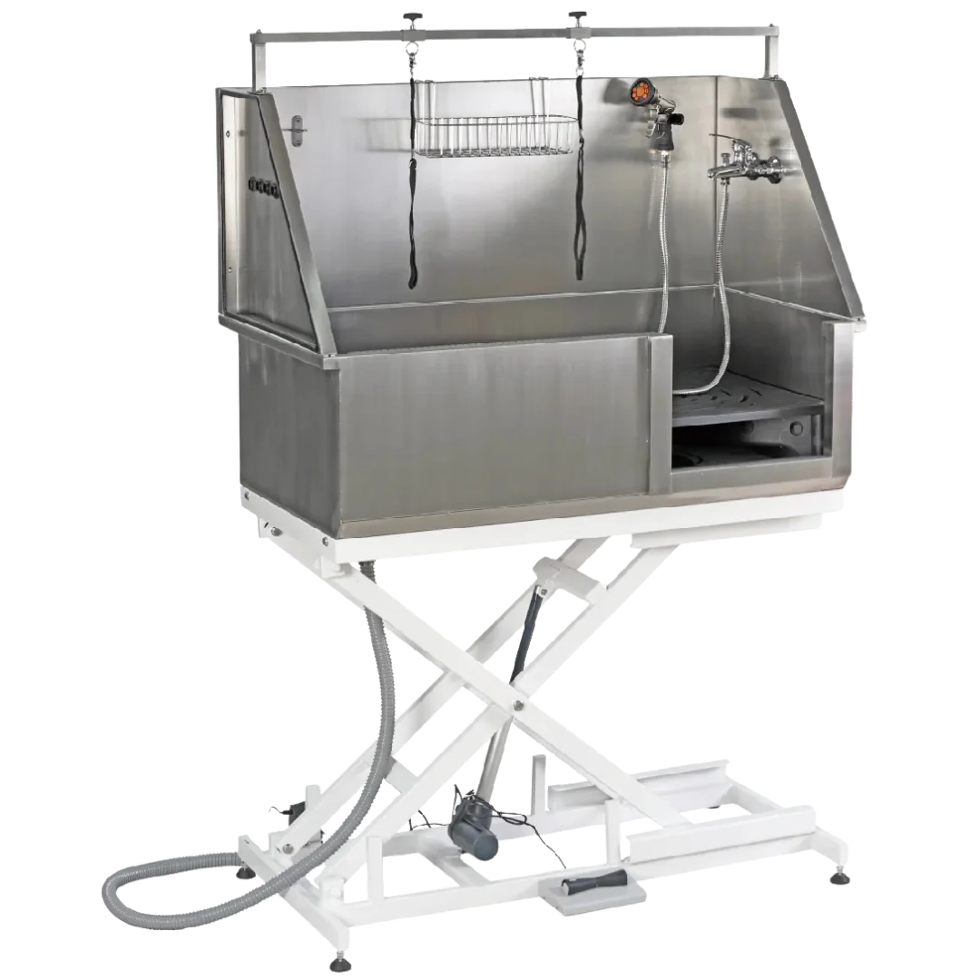 Electric Lift Stainless Bathing Tub by PetStore.Direct