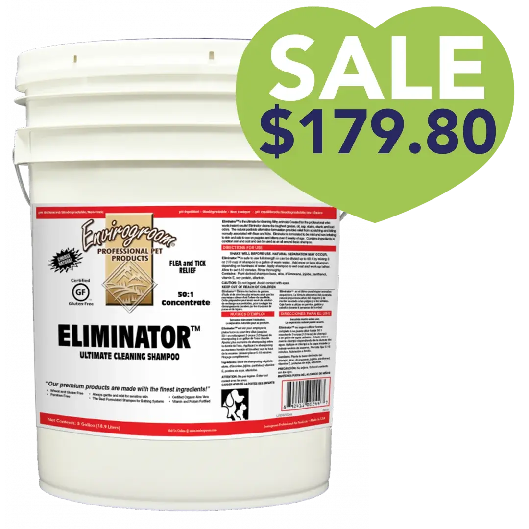 Eliminator shampoo bucket by envirogroom