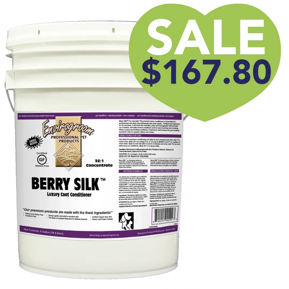 Berry silk bucket by envirogroom