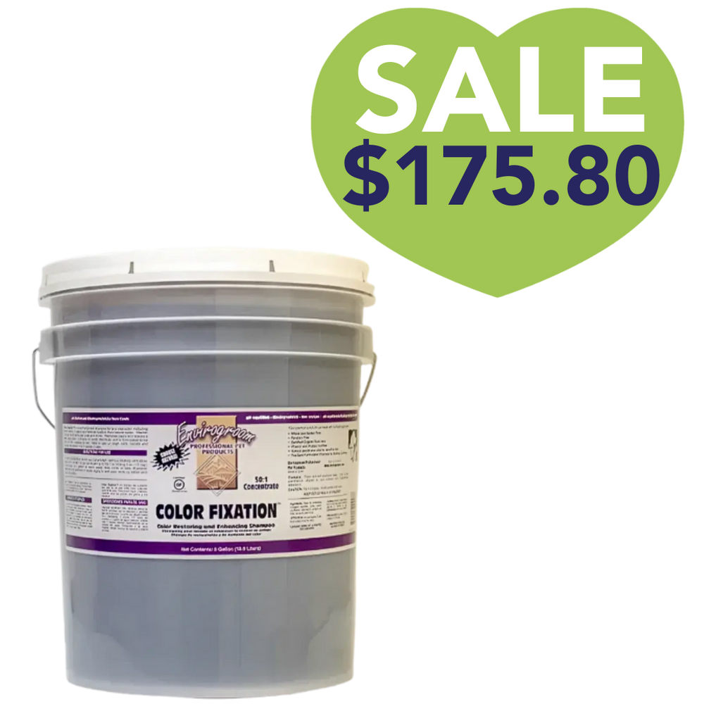 Color fixation shampoo bucket by envirogroom