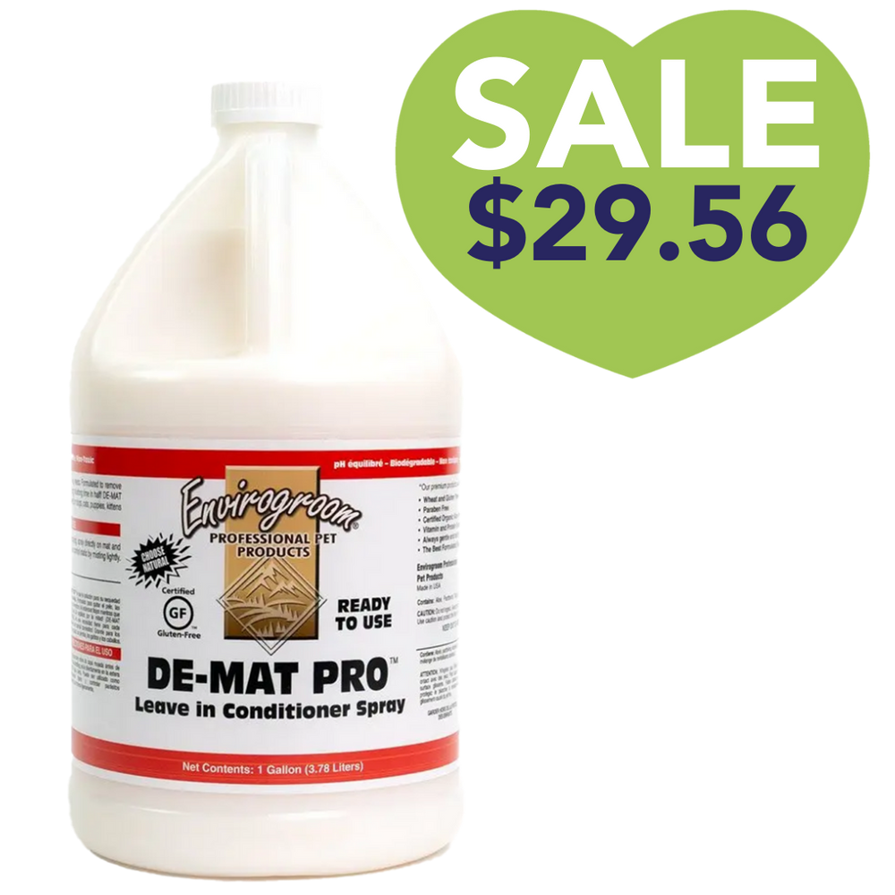 De-Mat Pro Leave-in Conditioning Spray 1 Gallon by Envirogroom