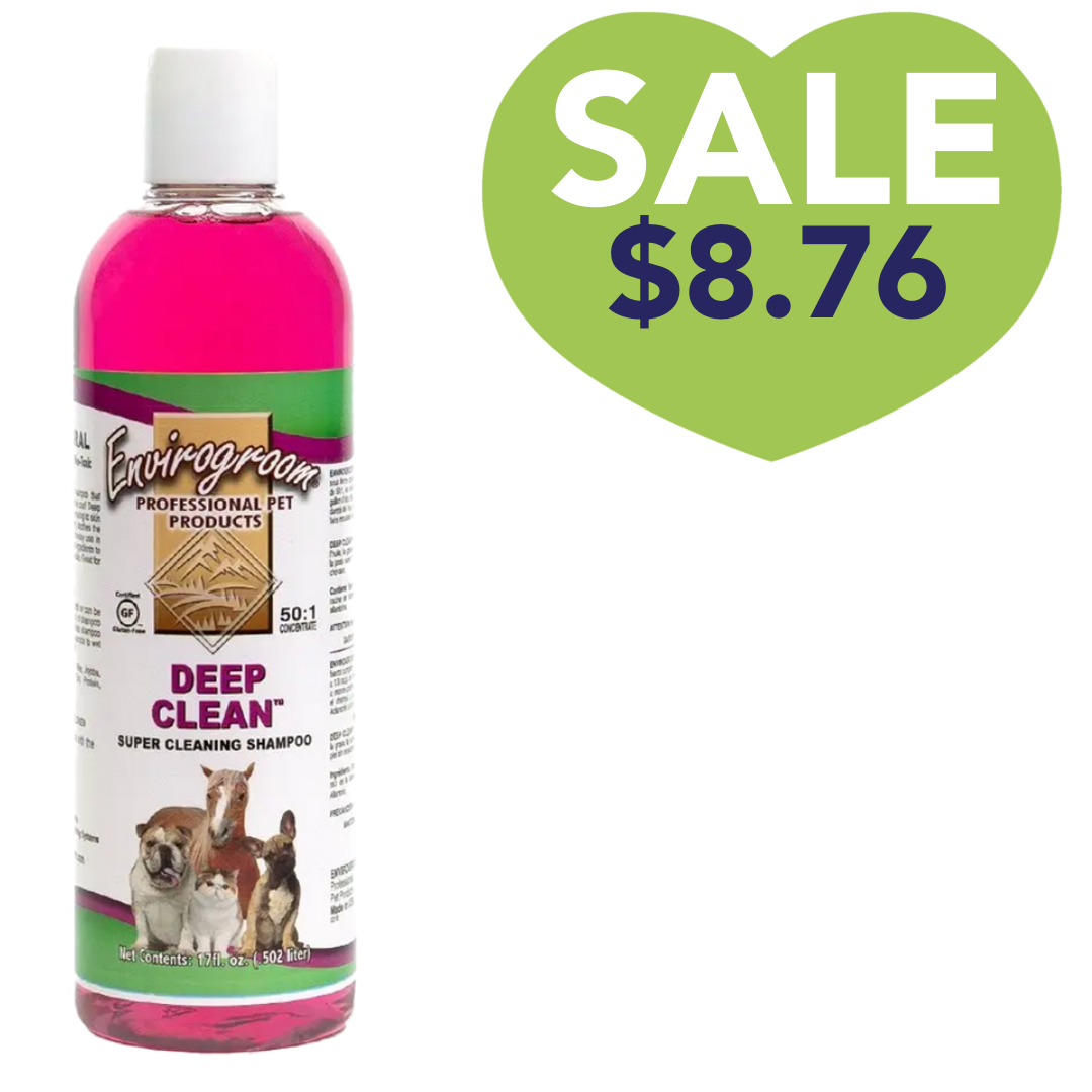 Deep clean super cleaning shampoo 17oz by envirogroom
