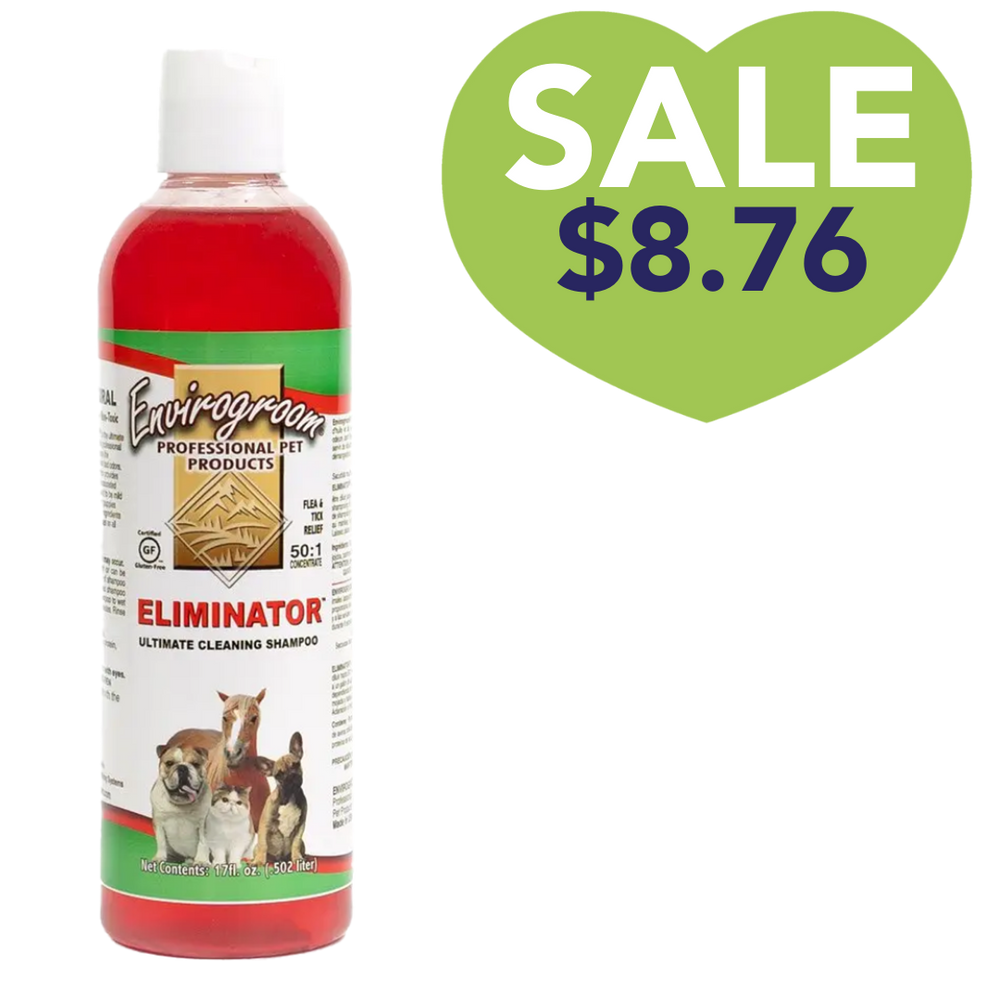 Eliminator flea and tick shampoo 17oz by envirogroom