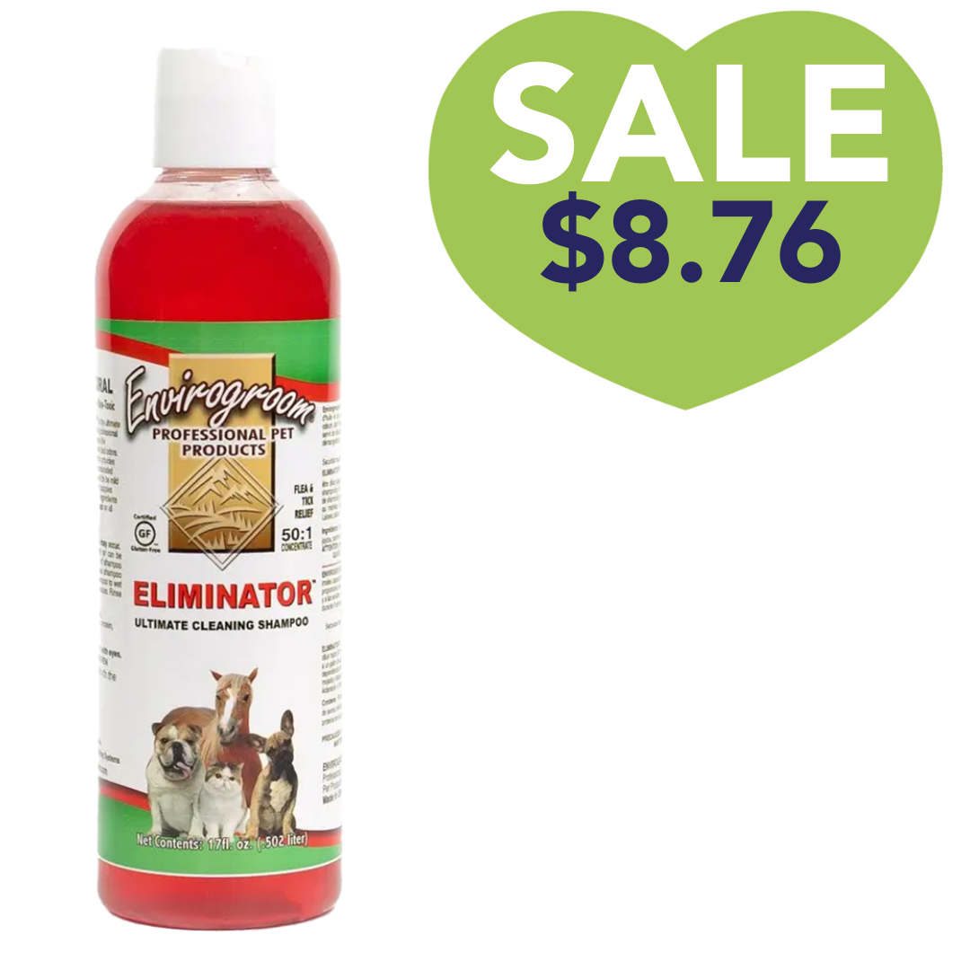 Eliminator flea and tick shampoo 17oz by envirogroom