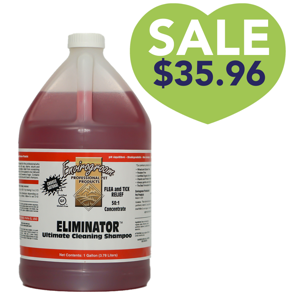 Eliminator flea and tick shampoo by envirogroom