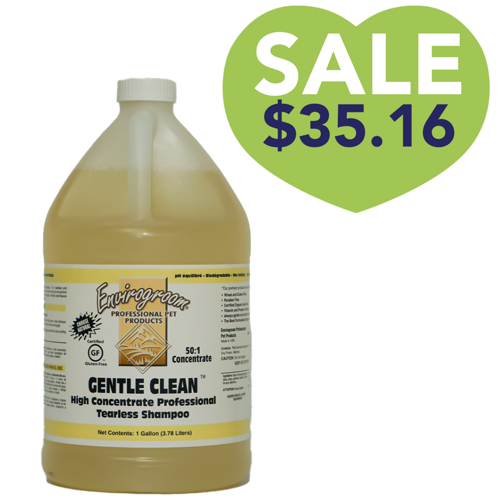 Gentle clean shampoo gallon by envirogroom