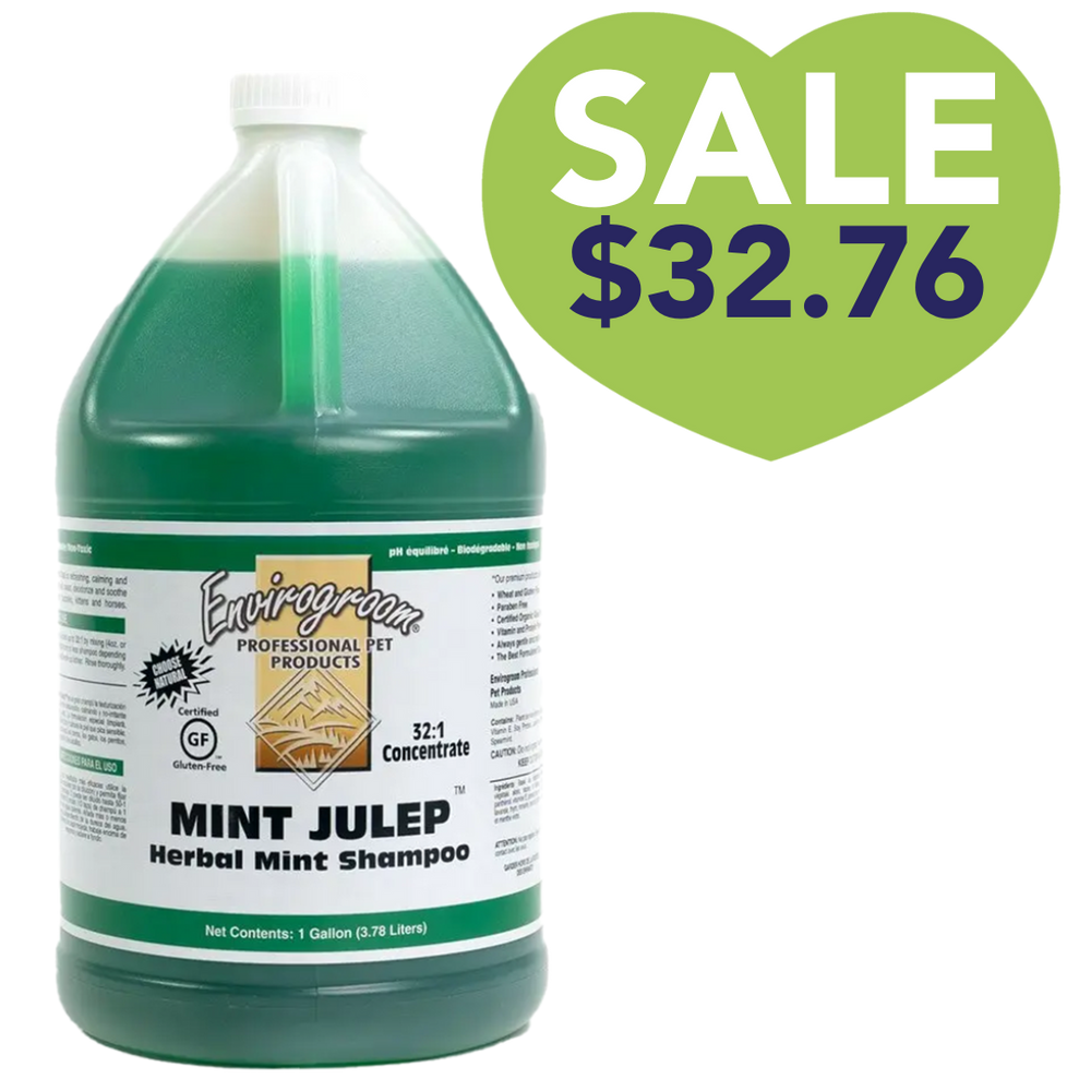 Mint julep herbal mint shampoo gallon by envirogroom
